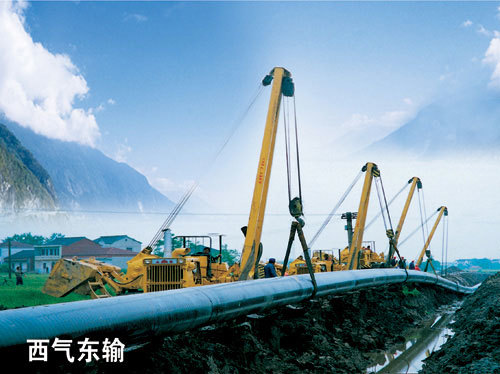 说明: 西气东输工程图